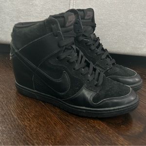 Nike dunk sky hi wedge sneaker size 8